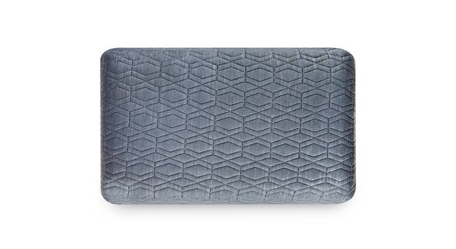 Kelsey Grey Geometric  22 x 17 Inches Polyester Pillow (Grey) by Urban Ladder - Front View Design 1 - 630837