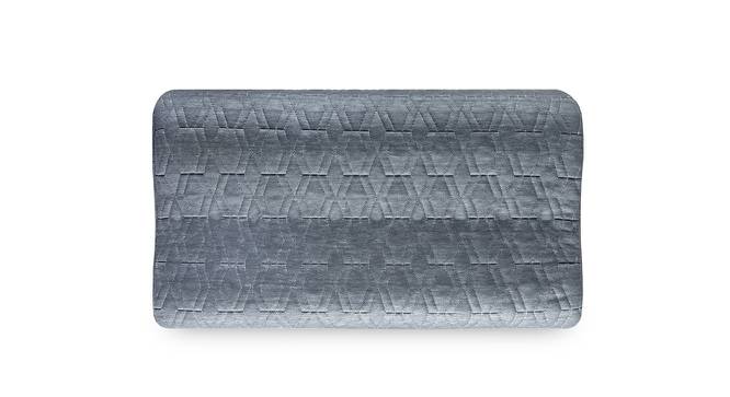 Sierra Grey Geometric  19 x 10 Inches Polyester Pillow (Grey) by Urban Ladder - Front View Design 1 - 630845