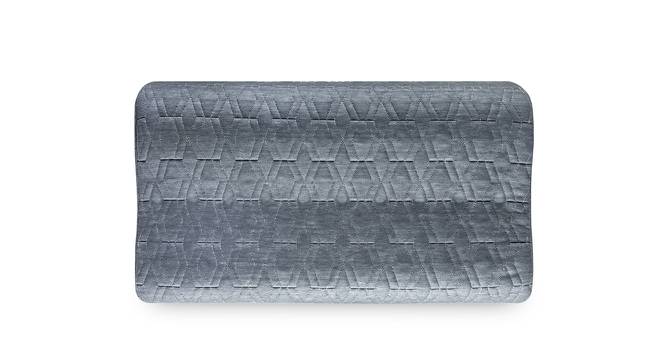 Jada Grey Geometric 1 23 x 14 Inches Polyester Pillow (Grey) by Urban Ladder - Front View Design 1 - 630849