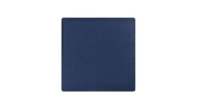 Virginia Blue Solid   18 x 18 Inches Polyester Chair Pads (Blue) by Urban Ladder - Front View Design 1 - 630934