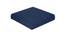 Virginia Blue Solid   18 x 18 Inches Polyester Chair Pads (Blue) by Urban Ladder - Ground View Design 1 - 630962