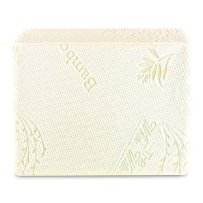 Pillows Design Marie White Floral 15 x 12 Inches Bamboo Floor Cushion (White)