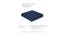 Gloria Blue Solid   16 x 16 Inches Polyester Chair Pads (Blue) by Urban Ladder - Design 1 Dimension - 631019