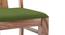 Fabio Solid Wood Dining Chair - Set of 2 (Teak Finish, Matty Olive) by Urban Ladder - Ground View Design 1 - 631403