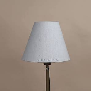 Lamp Shades Design Winifred Conical Shaped Cotton Lamp Shade in White Colour (White)