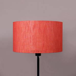 Lamp Shades Design Bristol Drum Shaped Cotton Lamp Shade in Red Colour (Red)