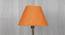 Lilith Conical Shaped Cotton Lamp Shade in Orange Colour (Orange) by Urban Ladder - Front View Design 1 - 631642