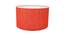 Bristol Drum Shaped Cotton Lamp Shade in Red Colour (Red) by Urban Ladder - Ground View Design 1 - 631660
