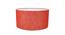 Noelle Drum Shaped Cotton Lamp Shade in Red Colour (Red) by Urban Ladder - Ground View Design 1 - 631662