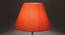 Evelynn Conical Shaped Cotton Lamp Shade in Orange Colour (Orange) by Urban Ladder - Design 1 Side View - 631735