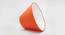 Evelynn Conical Shaped Cotton Lamp Shade in Orange Colour (Orange) by Urban Ladder - Rear View Design 1 - 631757