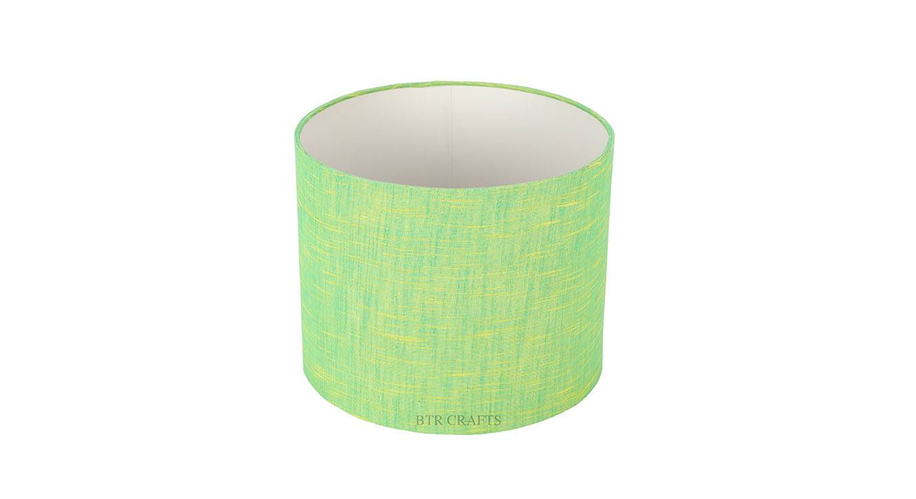 Fabric Lamp Shade in Green Colour Urban Ladder
