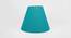 Willa Conical Shaped Cotton Lamp Shade in Blue Colour (Blue) by Urban Ladder - Ground View Design 1 - 631833