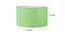 Mina Drum Shaped Cotton Lamp Shade in Green Colour (Green) by Urban Ladder - Design 1 Dimension - 631869