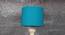 Maci Drum Shaped Cotton Lamp Shade in Blue Colour (Blue) by Urban Ladder - Front View Design 1 - 631890