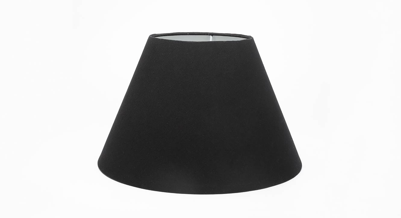 Fabric Lamp Shade in Black Colour Urban Ladder