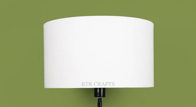 Zuri Drum Shaped Cotton Lamp Shade in Beige Colour (Beige) by Urban Ladder - Front View Design 1 - 631985