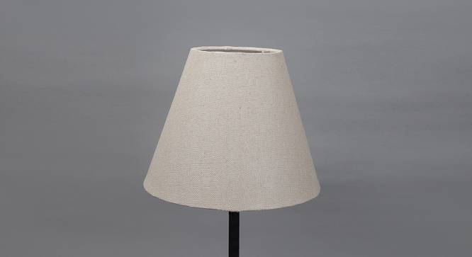 Serenity Conical Shaped Cotton Lamp Shade in Beige Colour (Beige) by Urban Ladder - Front View Design 1 - 631993