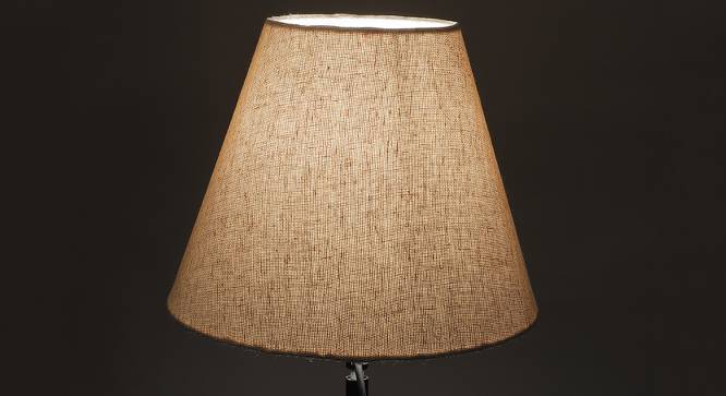 Serenity Conical Shaped Cotton Lamp Shade in Beige Colour (Beige) by Urban Ladder - Design 1 Side View - 632006