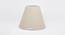 Serenity Conical Shaped Cotton Lamp Shade in Beige Colour (Beige) by Urban Ladder - Rear View Design 1 - 632035