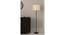 Tom Off White Shade Floor Lamp With Black Metal Base (Polished Black) by Urban Ladder - Design 1 Side View - 632127