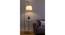 Hermione Off White Shade Floor Lamp With Gold Metal Base (Brass Antique) by Urban Ladder - Design 1 Side View - 632141