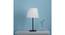 Laura Off White Shade Table Lamp With Black Metal Base (Black) by Urban Ladder - Ground View Design 1 - 632213