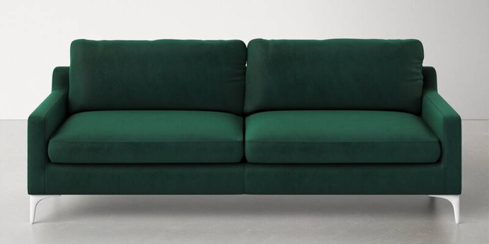 Velore Fabric Sofa (Green) by Urban Ladder - - 