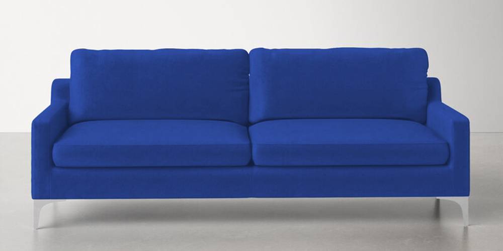 Velore Fabric Sofa (Navy Blue) by Urban Ladder - - 