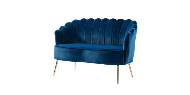 Ukraine Fabric Sofa (Navy Blue) (2-seater Custom Set - Sofas, None Standard Set - Sofas, Navy Blue, Fabric Sofa Material, Regular Sofa Size, Regular Sofa Type)