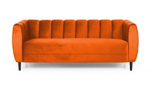 Camaride Fabric Sofa (Orange)