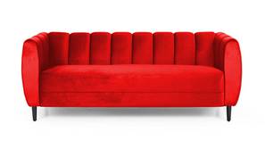 Camaride Fabric Sofa (Red)