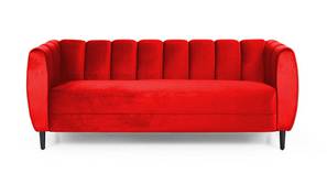 Camaride Fabric Sofa (Red)