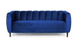 Camaride Fabric Sofa (Navy Blue)