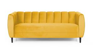 Camaride Fabric Sofa (Yellow)