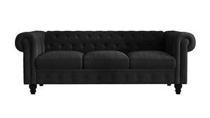 Azure Fabric Sofa (Black)