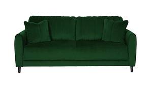 Angle Fabric Sofa (Green)