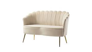 Ukraine Fabric Sofa (White)