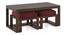 Avril Solid Wood Bench (Mango Walnut Finish, Rococco Red) by Urban Ladder - Ground View Design 1 - 633078