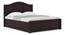 Ballito Solid Wood Box Storage Bed (Mahogany Finish, Queen Bed Size) by Urban Ladder - Design 1 Side View - 633106