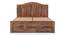 Ballito Solid Wood Box Storage Bed (Teak Finish, King Bed Size) by Urban Ladder - Rear View Design 1 - 633111