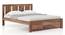 Durban Solid Wood Non Storage Bed (Teak Finish, King Bed Size) by Urban Ladder - Design 1 Side View - 633133