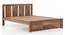 Durban Solid Wood Non Storage Bed (Teak Finish, King Bed Size) by Urban Ladder - Ground View Design 1 - 633138
