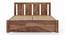 Durban Solid Wood Non Storage Bed (Teak Finish, Queen Bed Size) by Urban Ladder - Rear View Design 1 - 633146