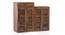 Georgio Solid Wood 24 Pair Solid Wood Shoe Rack (Teak Finish) by Urban Ladder - Front View Design 1 - 633151