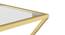 Laguine Metal Wood Side Table (Gold Finish) by Urban Ladder - Design 1 Close View - 633216