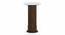 Orra Marble End Table in Mango Walnut Finish (Mango Walnut Finish) by Urban Ladder - Ground View Design 1 - 633245
