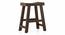 Tillman Solid Wood Bar Stool in Mango Walnut Finish (Mango Walnut Finish) by Urban Ladder - Design 1 Side View - 633305