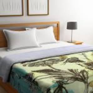 Home Decor In Bangalore Design Multicolor Floral 200 GSM Cotton Double Size Quilt