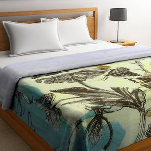 Home Decor In Bangalore Design Multicolor Floral 200 GSM Cotton King Size Quilt